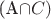 (A\cap C)$
