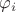 $\varphi _i$