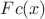 $Fc(x)$