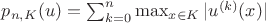 $p_{n,K}(u)=\sum_{k=0}^n\max_{x\in K}|u^{(k)}(x)|$
