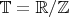 $\mathbb T=\mathbb R/\mathbb Z$