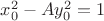 $x_0^2-Ay_0^2=1$