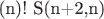 (n)! S(n+2,n)$