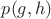 $p(g,h)$