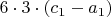 $6\cdot 3\cdot (c_1-a_1)$