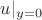 $u|_{y=0}$