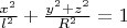 $\frac{x^2}{l^2}+\frac{y^2+z^2}{R^2}=1$