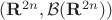$(\mathbf{R}^{2n}, \mathcal{B}(\mathbf{R}^{2n}))$