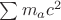 $\sum m_ac^2$