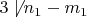 $3\not\mid n_{1}-m_{1}$