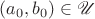 $(a_0,b_0)\in\mathscr U$