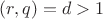 $НОД(r,q)=d>1$