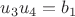 $u_{3}u_{4}=b_{1}$
