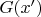 $G(x')$
