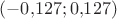 $(-0{,}127;0{,}127)$