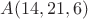 $A(14, 21, 6)$