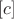 $[c]$