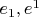 $e_1,e^1$