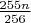 $\frac{255n}{256}$