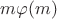 $m\varphi(m)$ $m\varphi(m)$