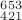 $^{653}_{421}$