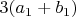 $3(a_1+b_1)$