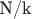 N/k