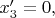 $x'_3=0,$