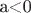 a<0