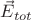 $\vec{E}_{tot}$