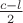 $\frac{c-l}{2}$