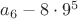 $a_6-8\cdot9^5$