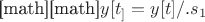 [math][math]$ y[t_] = y[t] /. s_1$