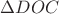 $\Delta  DOC$