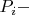 $P_i-$