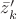 $\bar z'_k$