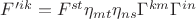 $ F'^{ik}=F^{st} \eta_{mt} \eta_{ns} \Gamma^{km} \Gamma^{in} $