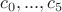 $c_0,...,c_5$