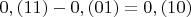 $0,(11)-0,(01) = 0,(10)$