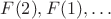 $F(2), F(1),\ldots $