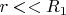$r<<R_1$