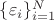 $\{\varepsilon_i \}_{i=1}^N$