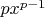 $px^{p-1}$