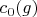 $c_0(g)$