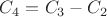 $C_4=C_3-C_2$