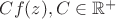 $Cf(z), C\in \mathbb R^+$