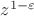 $z^{1-\varepsilon}$