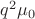 $q^2\mu_0$