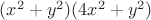 $(x^2+y^2)(4x^2+y^2)$