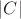 \left| C \right|